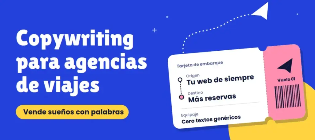 copywriting para agencias de viajes